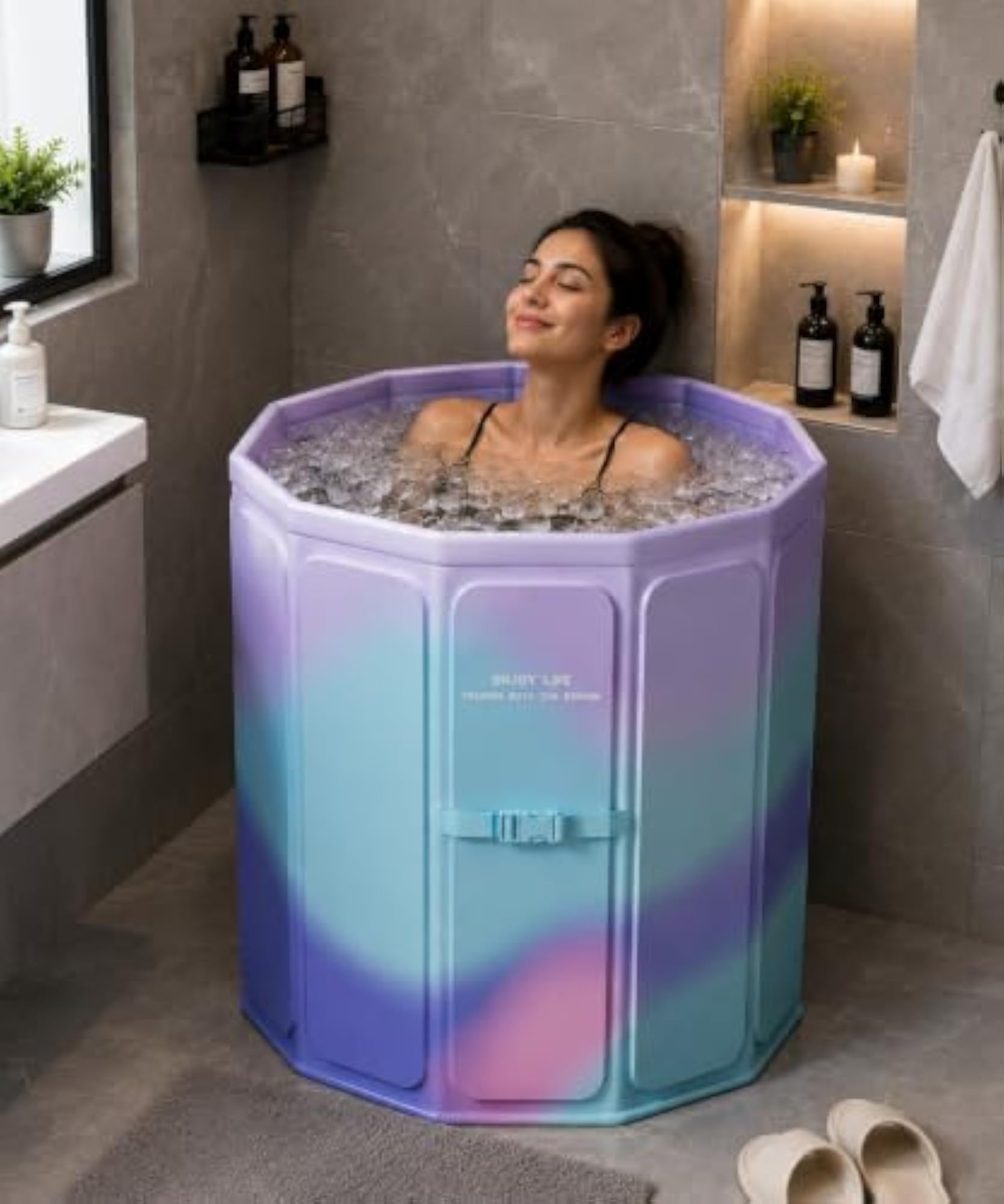 Foldable Portable Ice Bath Tub for Adults