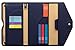 Produktbild Zoppen Ver. 4 Reiseetui, RFID-blockierend, Ausweis, Reisepass, dreifach faltbar, Dokumenthalter, #2 Navy Blue (Blau) - TG001