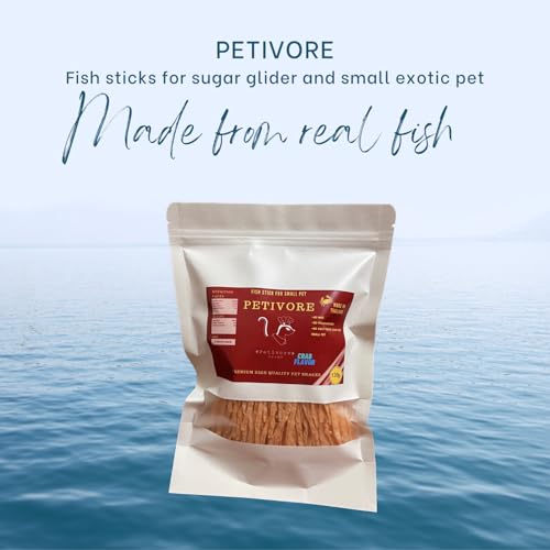 Snack de pescado sabor cangrejo para mascotas pequeñas 120g miniatura 2