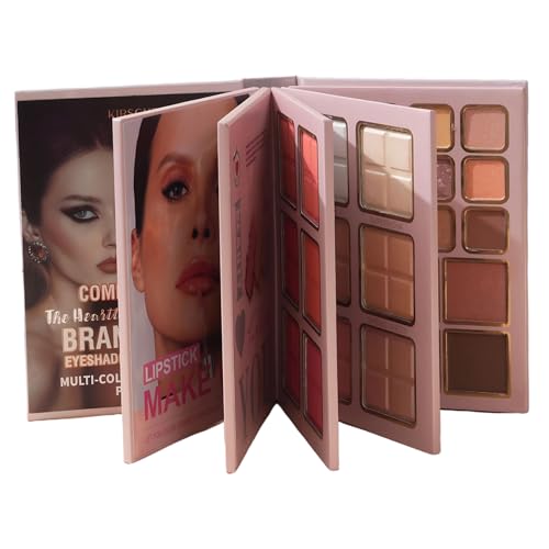Libro de maquillaje multicolor para evitar cargar estuches sueltos 4