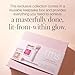 RMS Beauty Deluxe Glow Kit - Makeup Gift Set with Highlighter, Powder Blush, Blush Brush, & Fan Brush, Holiday Gift Set, Beauty Gifts for Women