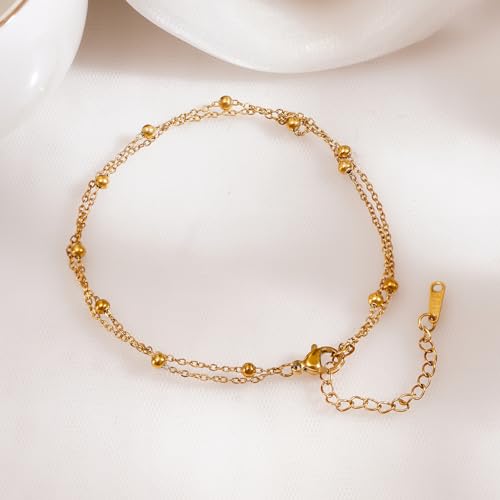Image of Rubans Oxidised Anklets Jewellery Gift for Women & Girls | Kundan Ethnic Traditional