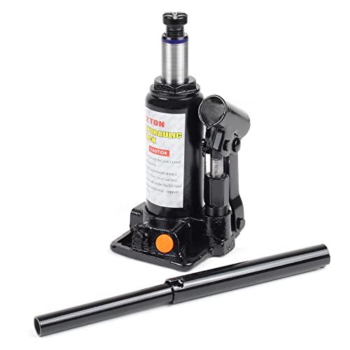 WilTec Gato hidráulico de Botella hasta 2 toneladas para Levantar Coches y Otros vehículos 158-308...