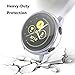 LittleForest (3 Pack) Cases Compatible for Samsung Galaxy Watch Active Case, Full Body Protection TPU Anti-scratch Cover for Samsung Watch Active 40mm- (Black,Gray,Clear)