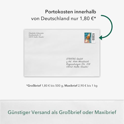 20 Stück Premium Versandtaschen B4 in Weiß, mit Papprückwand, Haftklebung und Abdeckstreifen, 250 x 353 mm (2x 10 Stück Packungen)