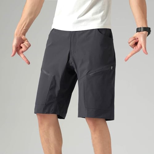 Short en coton stretch de couleur unie coupe ajustée regular - 5