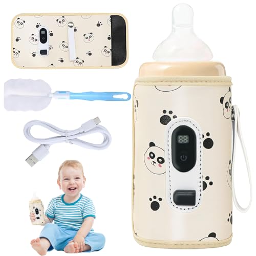 Tragbarer USB Babyflaschenwärmer, Flaschenwärmer Baby mit LCD-Display, Temperatur Tragbarer Flaschenwärmer, USB-Ladung Flaschenwarmhalter, Flaschenwärmer Unterwegs für Alle Flaschen Geeignet (B) Tragbarer USB Babyflaschenwärmer, Flaschenwärmer Baby mit LCD-Display, Temperatur Tragbarer Flaschenwärmer, USB-Ladung Flaschenwarmhalter, Flaschenwärmer Unterwegs für Alle Flaschen Geeignet (B)