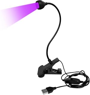 ASENTER 5W Lampe à Ongles UV Gel pose Capsules Americaine, pour Colles Vernis à Ongles en Gel, Mini Lampes de séchage pour...
