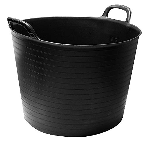 Kingfisher TUBB42 Black 42L Tub Transparent 45 x 39 x 48 cm