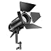Produktbild Walimex pro Fresnel LED FLB-100 Bi Color Brightlight 100 W 3.200-5.600 K, dimmbar, Abstrahlwinkel stufenlos regulierbar 20°-70°, 19.200 Lux, aktive Kühlung fernsteuerbar mit DMX, LCD Display+Netzteil