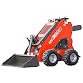 HUAYEE HY360C Mini Skid Steer Loader 13.5HP B&S Gas Engine - Stand-On Operation, Wheeled, Dual Pump Dual Valve System - Includes Bucket & Delivery/Unloading Service