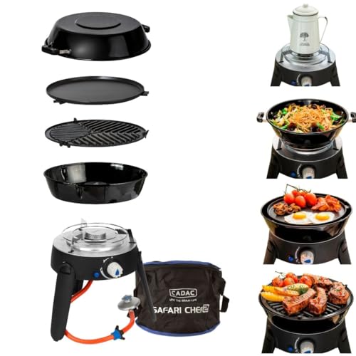 CADAC - Safari Chef 30 LP - 50 mBar - Acero - Aluminio - Plástico - Barbacoa de Gas