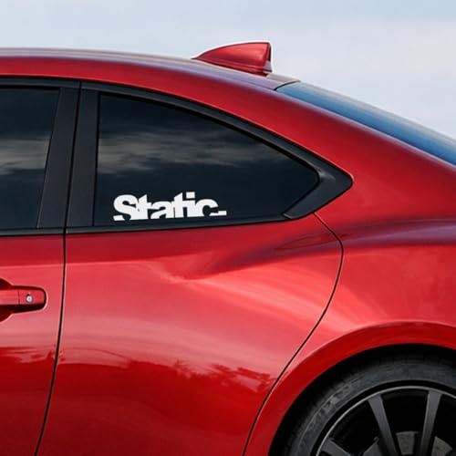 Static Car Culture Decal – Lowered Stance Automotive Graphic Vinyl Sticker for Cars, Trucks & Windows (7 in x 1.5 in)