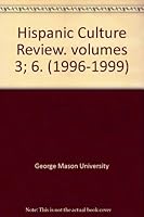 Hispanic Culture Review. volumes 3; 6. B001UF9VT0 Book Cover
