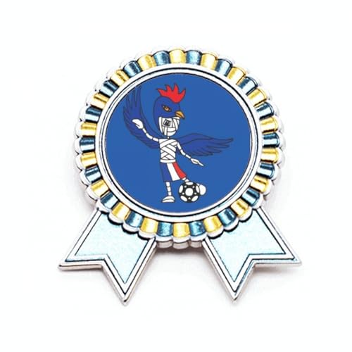 Broche coq de football français gallique médaille de prix métal M