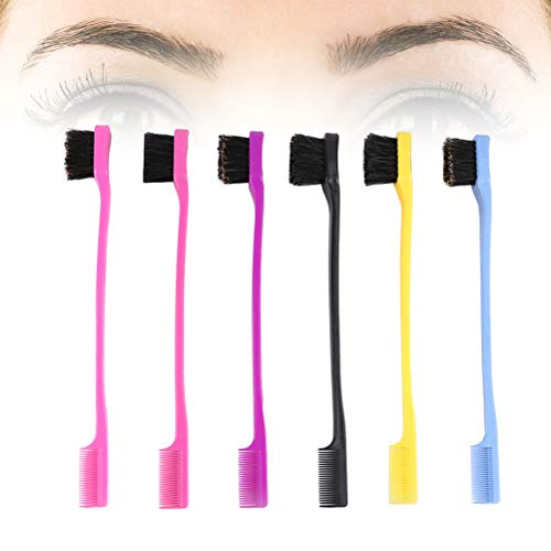 Pente de sobrancelha com cabeça dupla para sobrancelhas, pente de propósito, ferramenta de cuidados