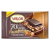 Chocolate negro 70% con macadamia Valor 150 g
