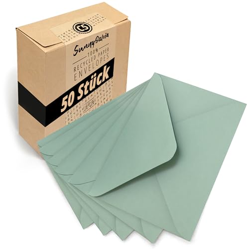 Japun – Briefumschläge (50 Stück) aus Papier, Kuvert...