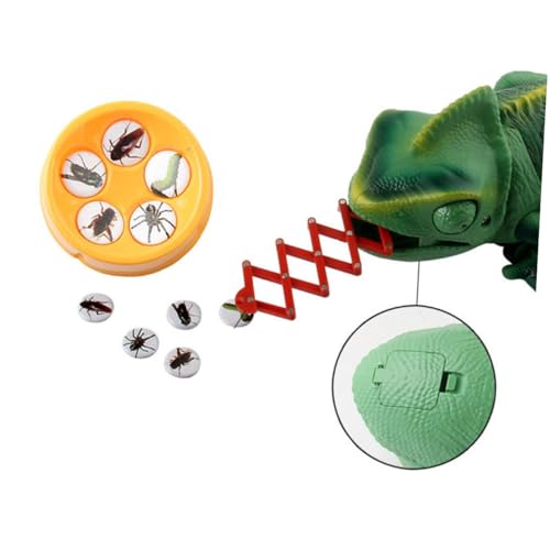 Lézard électrique vert : jouet de coordination main-œil et communication parent-enfant