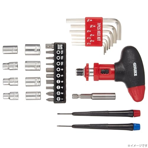 Kit compacto de herramientas TAKAGI CT-100 29 piezas miniatura 4