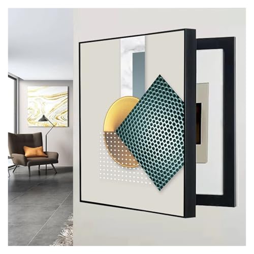 Boîte de compteur avec couvercle rabattable et décoration C