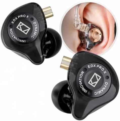 Fone de Ouvido EDX Pro X Intra-auricular Profissional, Driver Din...