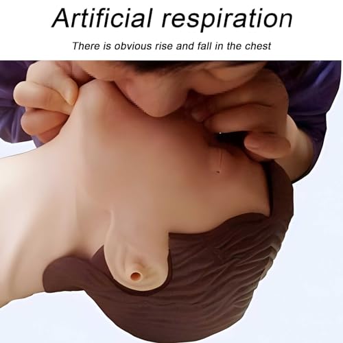 Poupée de réanimation AMITD pour apprendre la RCP avec peau visage lavable