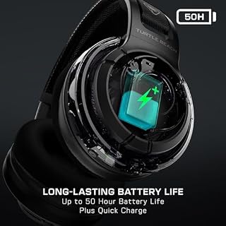 Turtle Beach Atlas Air Casque Gaming Ouvert Sans fil w/Audio Haute Fidélité 24 bits, Micro de Qualité Diffusion, Coussinets en Mousse à Mémoire de Forme & Bluetooth pour PC, PS5, PS4, Switch & Mobile - Les Beatles, Paul McCartney, John Lennon, RIngo Starr, George Harrison Turtle Beach Atlas Air Casque Gaming Ouvert Sans fil w/Audio Haute Fidélité 24 bits, Micro de Qualité Diffusion, Coussinets en Mousse à Mémoire de Forme & Bluetooth pour PC, PS5, PS4, Switch & Mobile – Image 6