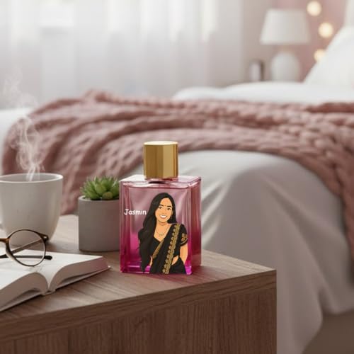 Image of Perfumes (Senorita Eau De Parfum 100ml | Premium Bella Vita EDP for Women | Long Lasting Floral Fruity Fragrance with Yuzu & Pomegranate | Personalized Name & Cartoon Art Bottle)