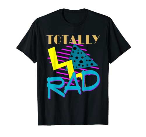 Totally Rad 1980s Vintage Eighties Costume Party t-shirt T-Shirt