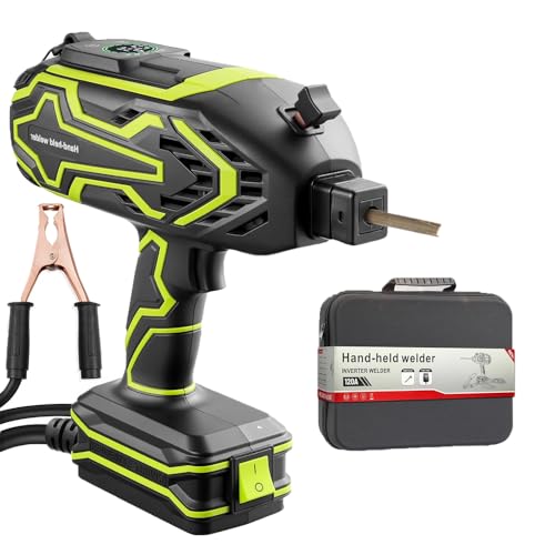 Jiayiyoux MáQuina De Soldar PortáTil EléCtrica Igbt con Pantalla Led, Soldadora De Arco Manual Antiadherente para Reparaciones DoméSticas, Kit De MáQuina De Soldar,Verde