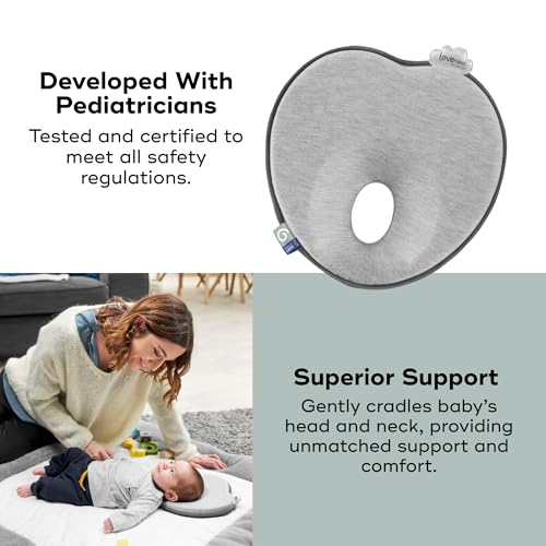 Image of Babymoov Lovenest Organic Baby Infant Cushion, Pediatrician Designed Versatile, Comfortable, Machine-Washable Head and Neck Support (Made in Europe), Baby Registry Must Have