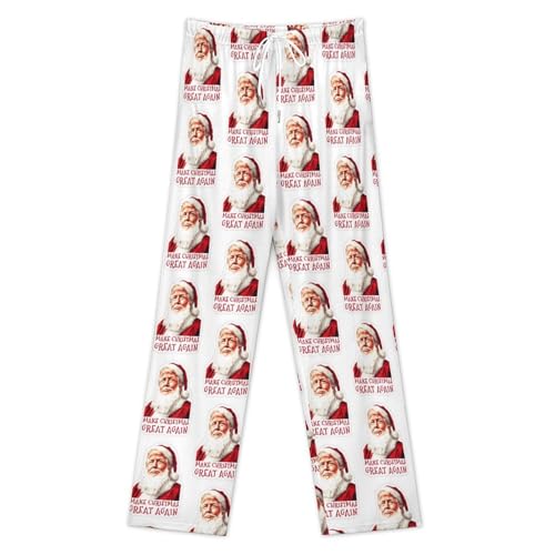 Trump Pajama Pants for Mens Loose Comfy Home Pajamas Simple Lounge Pants3