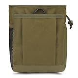 Kivivaka 600D Nylon Outdoor Hüfttasche Klettern Kreide Aufbewahrung & Jagdwerkzeuge 20 x 15 x 10 cm Multi-Pocket Pouch Grün