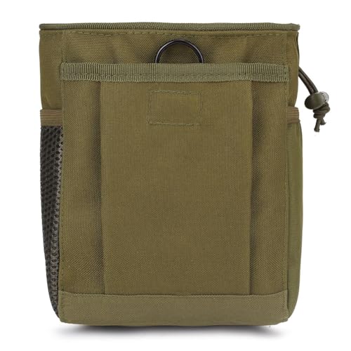 Vilgftyiet Outdoor-Werkzeuggürtel, Hüfttasche, 600D Nylon, Kletterkreide-Tasche für Jagd, Camping, Aufbewahrung, Mehrzweck-Pack mit mehreren Taschen in Gelb/Grün/Schwarz