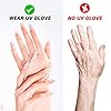 MelodySusie-Protection-UV-Glove-for-Nail-Lamp-Professional-UPF50-Gel-Manicure-Gloves-Nail-Art-Skin-Care-Fingerless-Anti-UV-Sun-Glove-Protect-Hands-from-UV-HarmWhite MelodySusie Protection UV Glove for Nail Lamp, Professional UPF50+ Gel Manicure Gloves, Nail Art Skin Care Fingerless Anti UV Sun Glove Protect Hands from UV Harm(White)