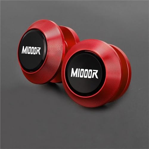 Carretes basculante 8mm para BMW M1000R 2023 2024 soporte caballete trasero rojo