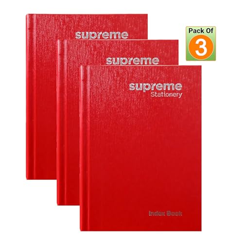 Cahier d index A5 pour ne plus perdre vos notes importantes lot de 3 lignés