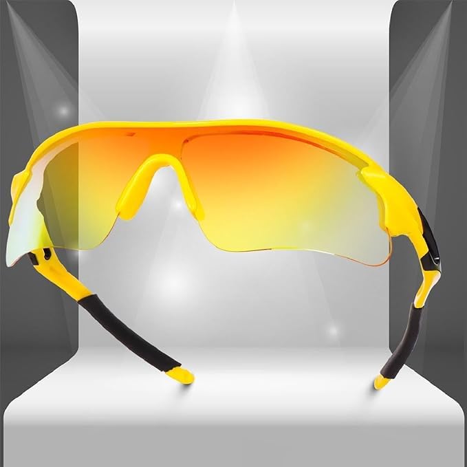 Image of Black Jones Sports Sunglasses for men and women Cycling Mountain Travelling Cricket Trekking Baseball Fishing Cycling Running Golf Motorcycle Tac Glasses UV400