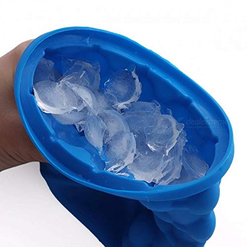 Forma De Gelo Em Silicone Mini Balde Ice Magic Cube Da Tv