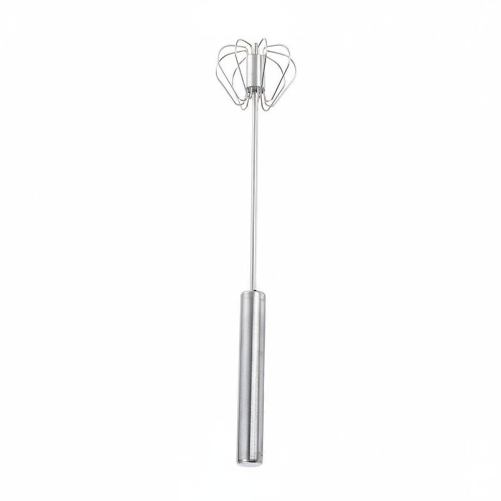 Semi-Automatic Ovum Whisk No Electricity Required for Cooking, Silver, L | Handheld Mixers Small Appliances Kitchen & Home-image-45