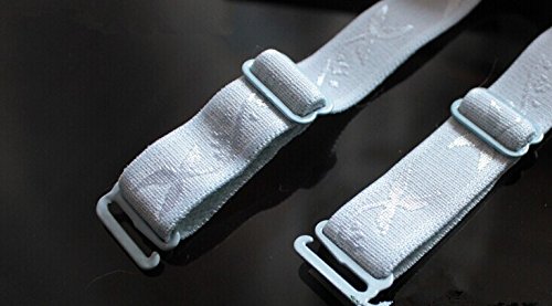 5Pairs Assorted Colors Adjustable Jacquard Elastic Spaghetti Ribbon Bra Straps 37Cm Length Bra Shoulder Belt Accessories #TOP2