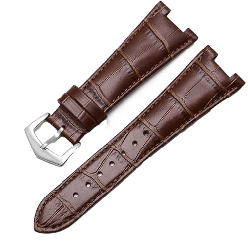 Bracelet de montre en cuir avec encoche spéciale pour une installation parfaite