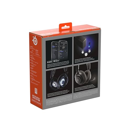 Arctis Nova 7 Wireless Gen 2 - cuffie da gioco - Controllo app in tempo reale - Oltre 50 h - Driver magnetici al neodimio - Mixabile 2,4 GHz/Bluetooth - PC, PS5, PS4, Switch 1/2, Mobile - Cuffia gaming - Immagine 15