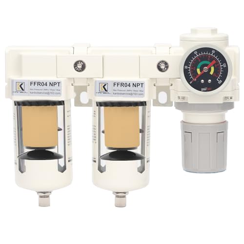 Régulateur de pression d'air double filtre pour éliminer l'eau du réseau