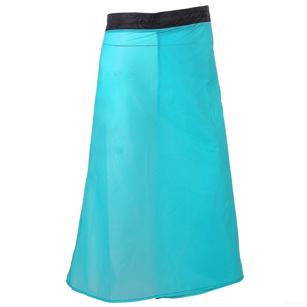Ultraleichter Regenrock aus 15D-Nylon, wasserdicht, ideal für Camping, Wandern und Radfahrer (weiß)