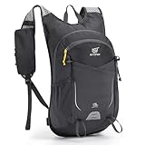 SKYSPER 15L Wanderrucksack für Herren und Damen klein Trekkingrucksack mit Netzrücken Atmungsaktiv für Wandern, Camping, Outdoor, Travel