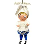 Waterford Holiday Heirlooms Shannon Snowgirl Limited Edition 7-inch Figural Blown Glass Christmas Or