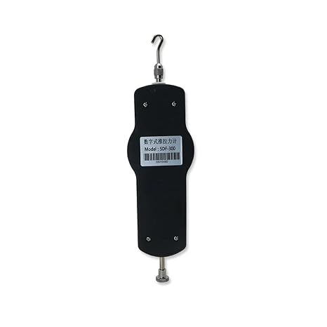 Portable Digital Force Meter Dynamometer Digital Push Pull Gauge Force Measuring Instruments with Multiple Unit Conversion(500N)