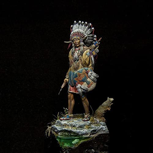 Figura de resina guerrero antiguo 1:24 sin montar miniatura 2
